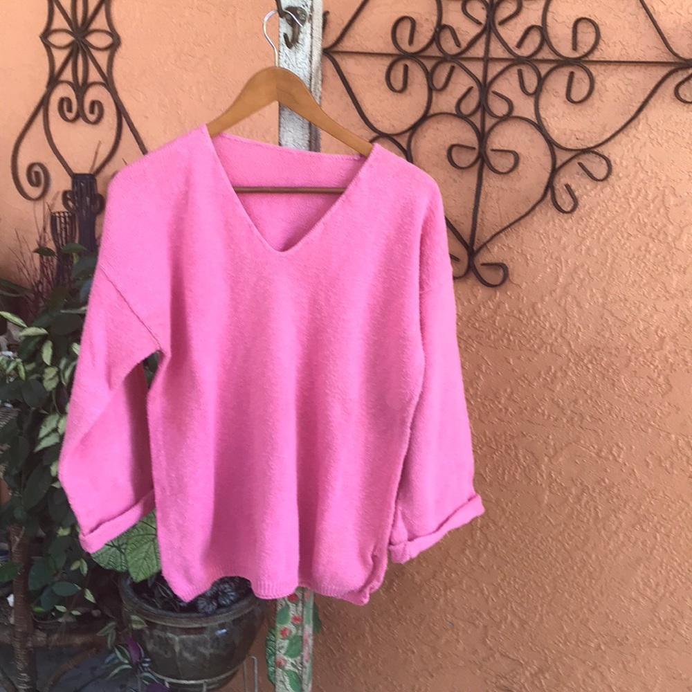 Pink sweater